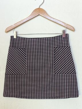 NEW Express Plaid Mini Skirt